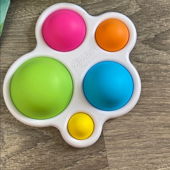 Toddler Toy Bundle -Wooden Rainbow, Seek and Find and Dimpl Toy - Picture 4 of 4